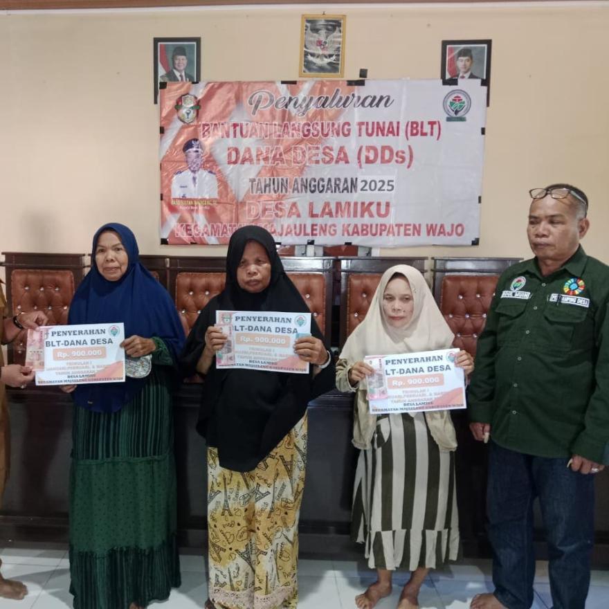 Penerimaan Bantuan Langsung Tunai (BLT) 